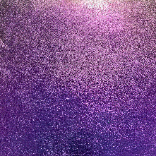 Faux Leather Purple Metallic Shimmer