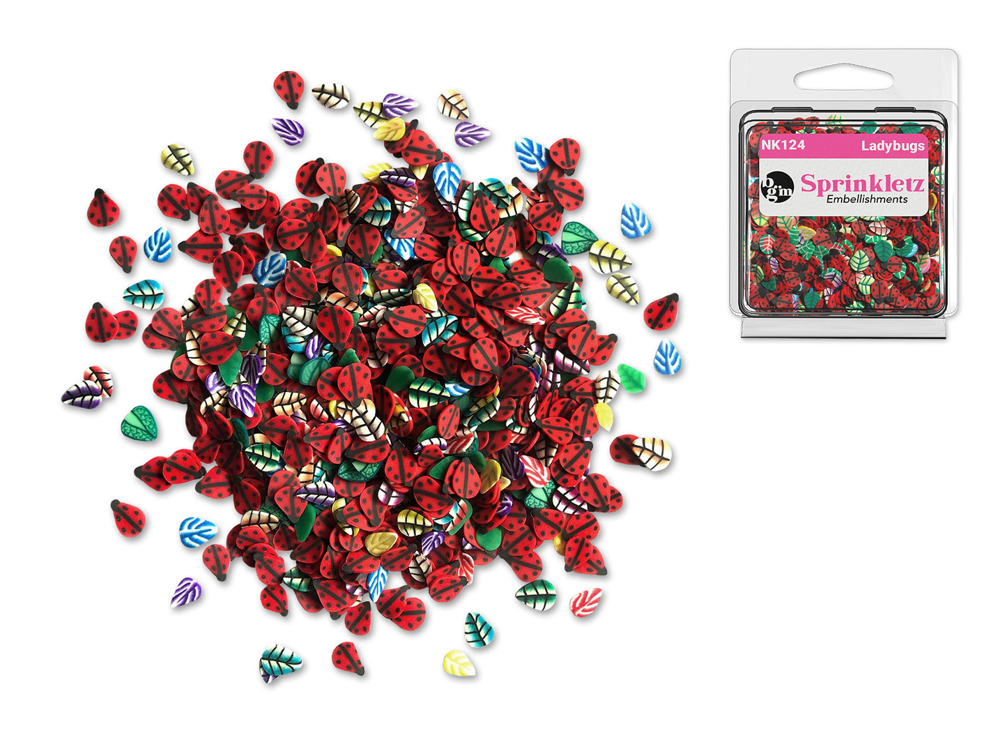 Sprinkletz Mini Clay Ladybugs