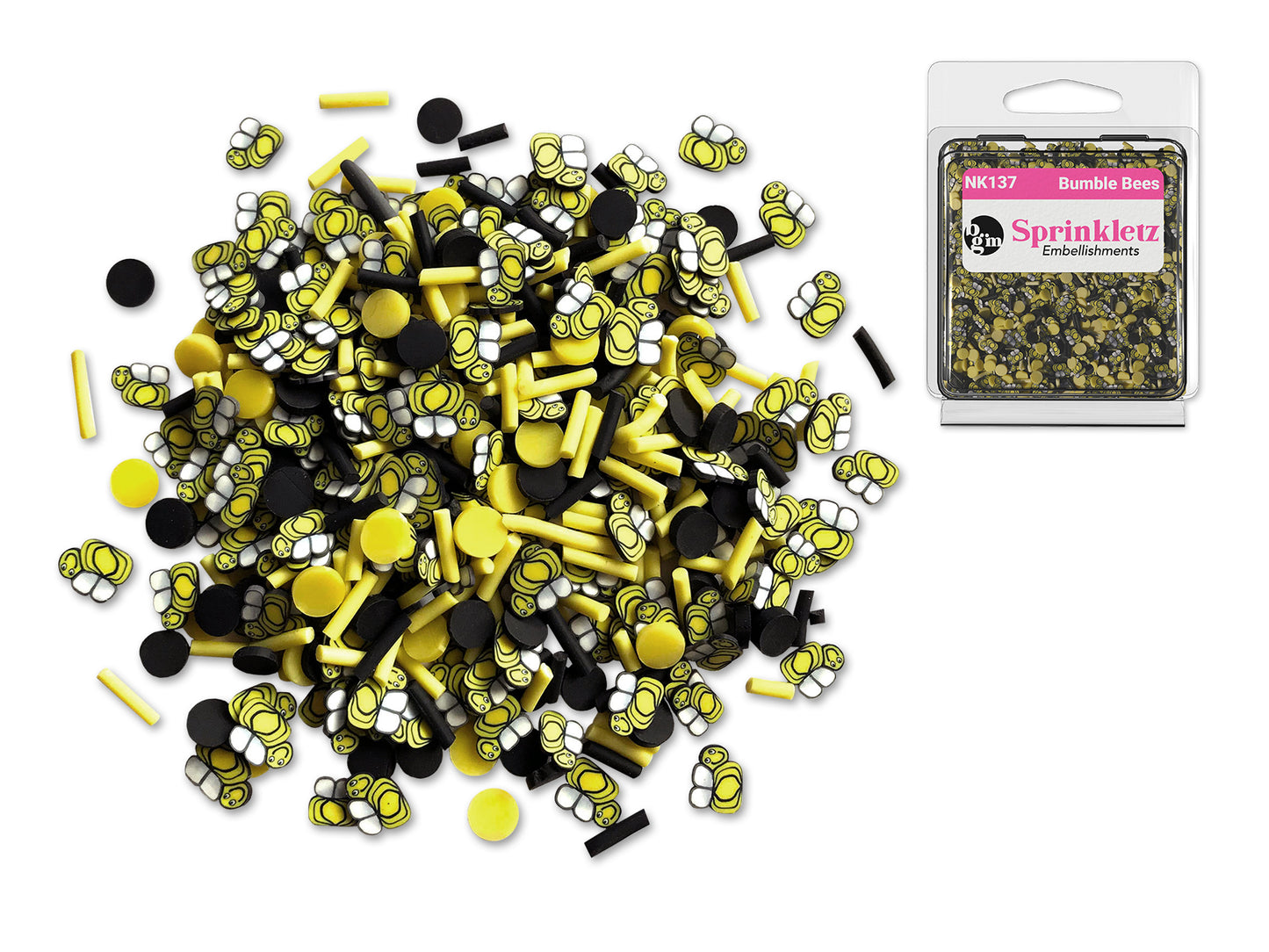 Sprinkletz Mini Clay Bumble Bees