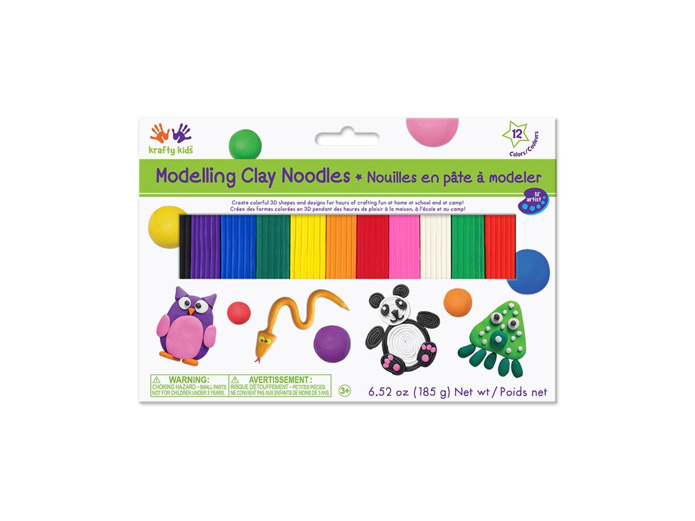 Modelling Clay Noodles - 12 colors