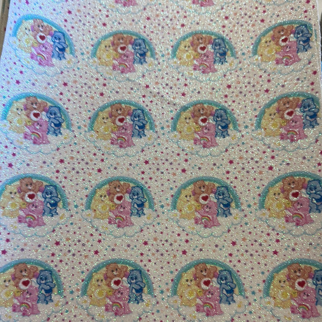 Caring Bears Glitter Faux leather