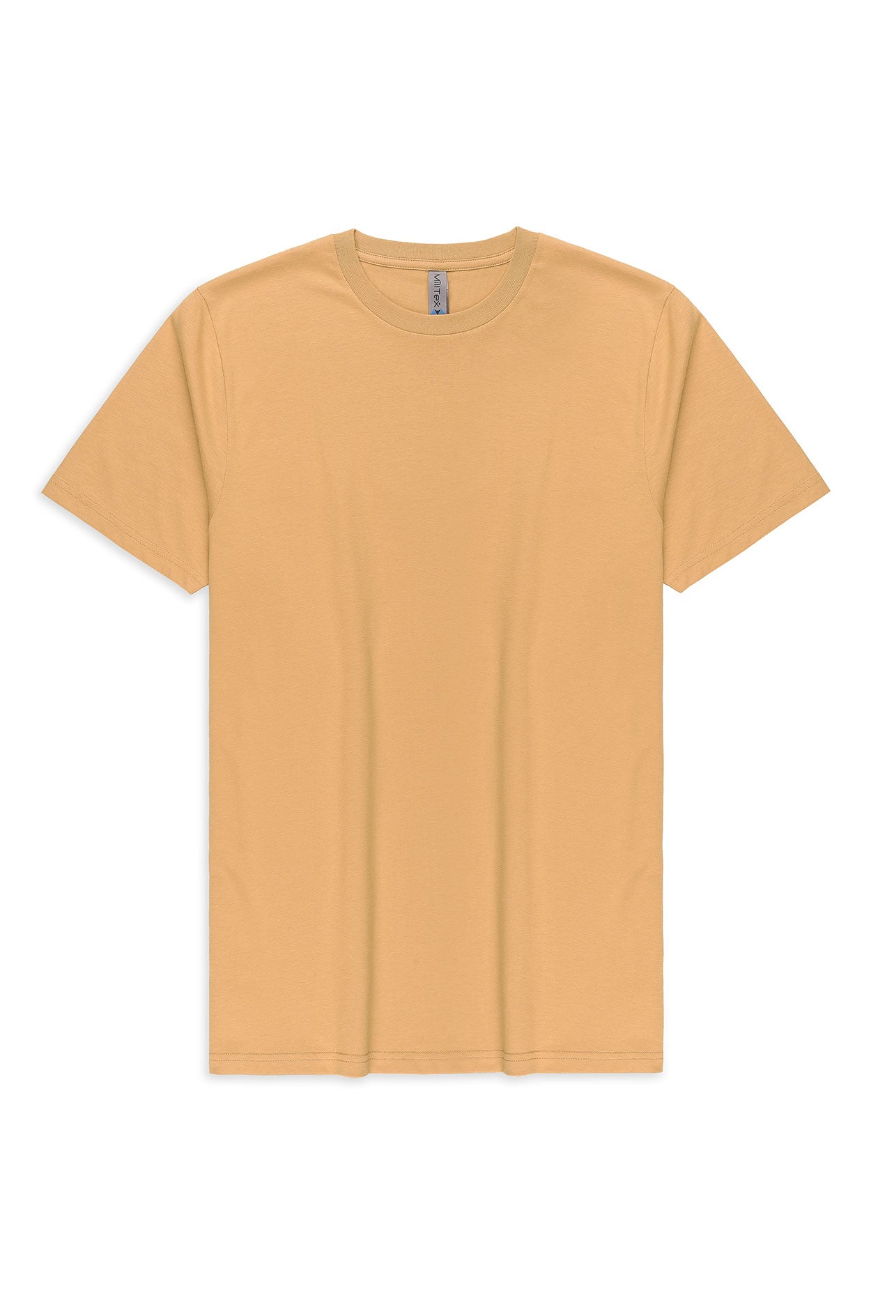 Milltex Mustard Adults Tees Ringspun Cotton
