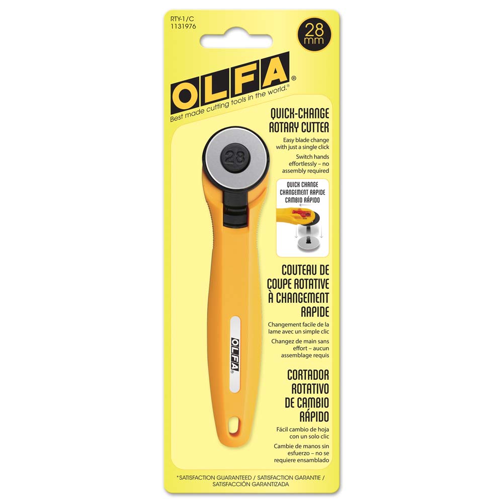 OLFA RTY-1/C - Quick Change 28mm Rotary Cutter