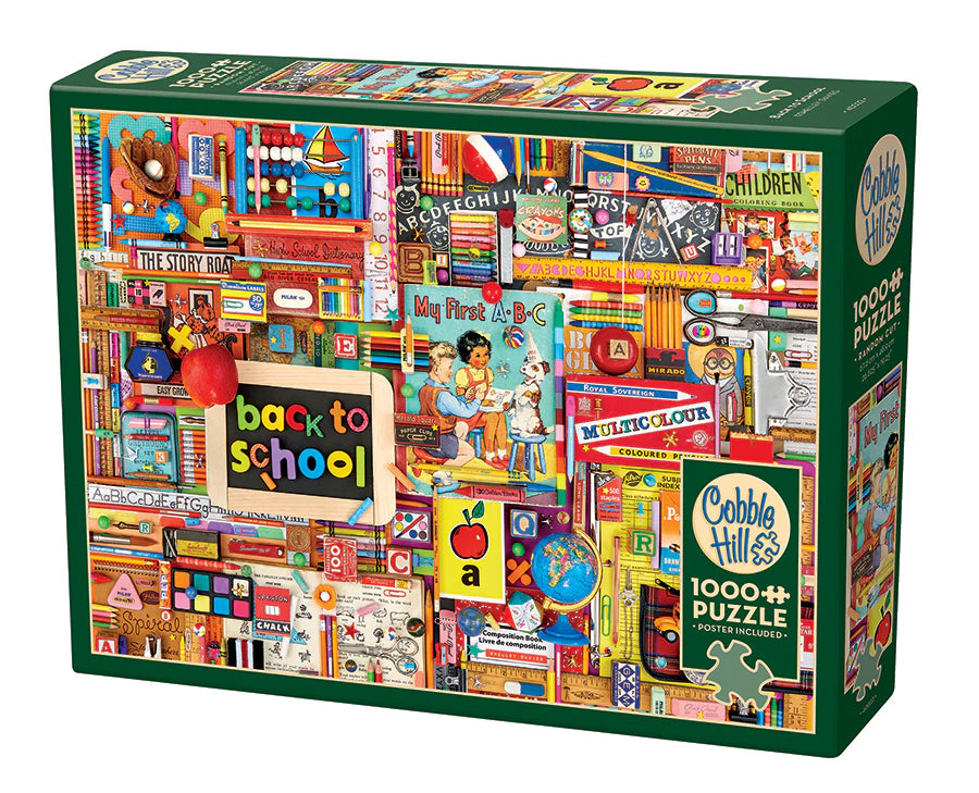 Back To School 1000 Pc puzzle by Cobble Hill