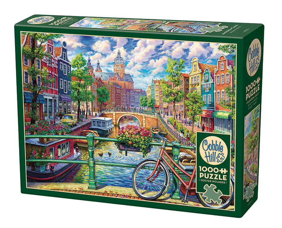 Amsterdam Canal 1000 Pc puzzle by Cobble Hill