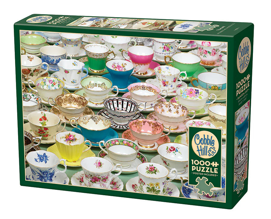 Teacups 1000 Pc puzzle by Cobble Hill