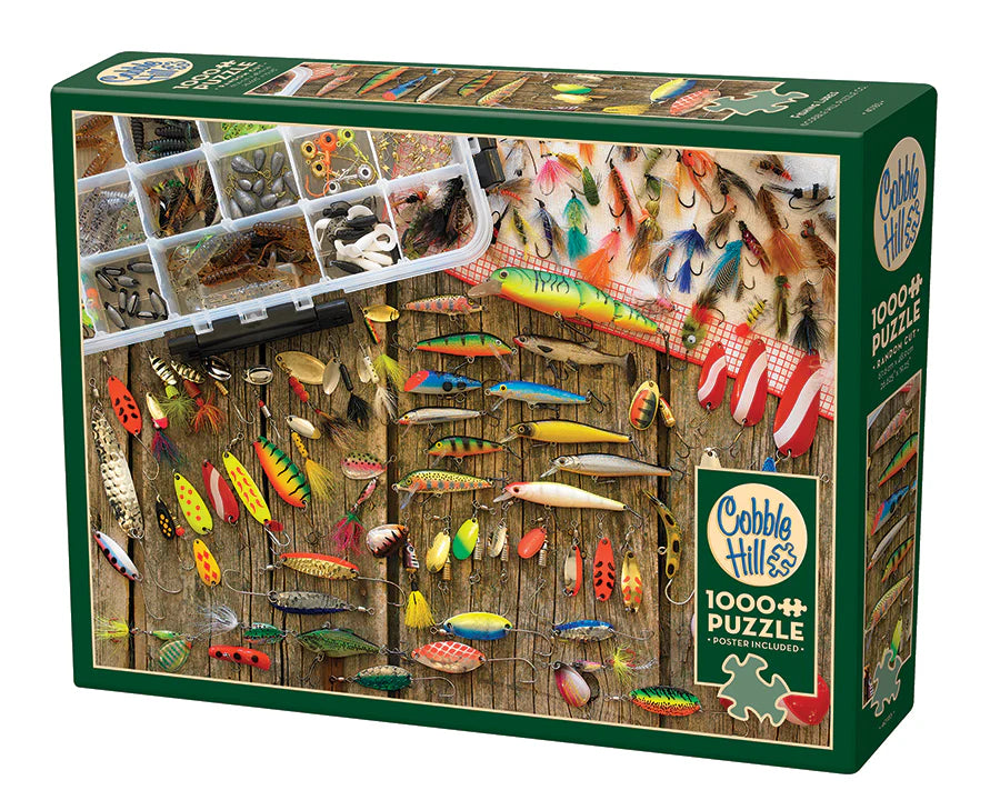 Fishing Lures 1000 Pc puzzle by Cobble Hill