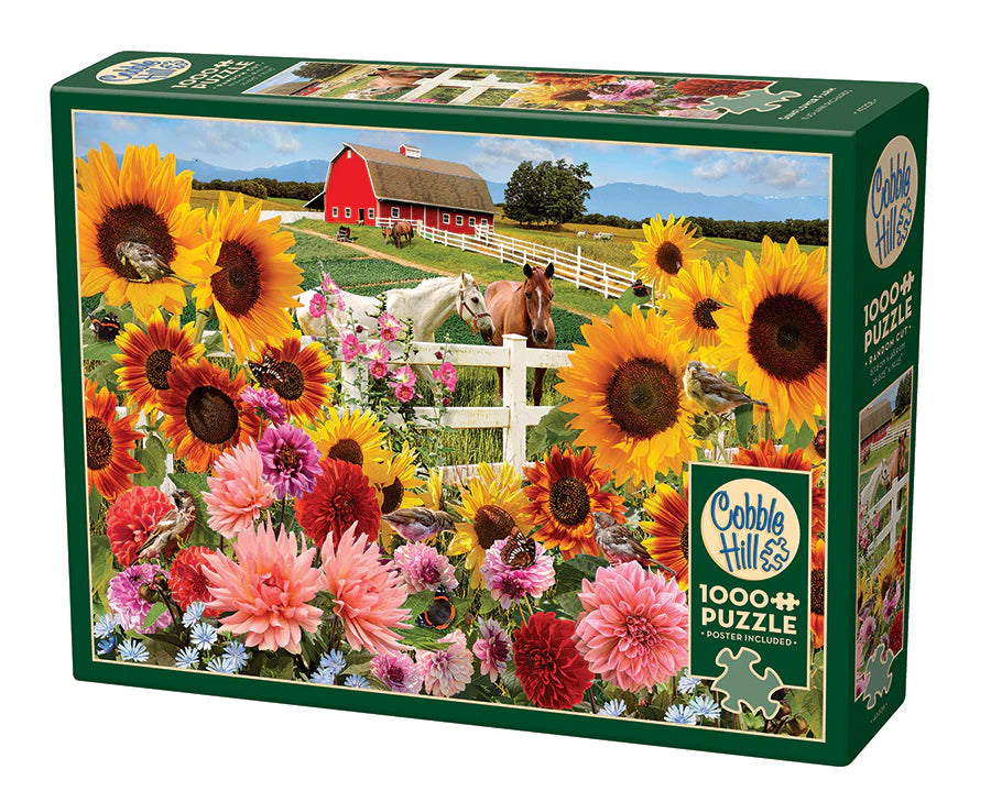 Sunflower Farm 1000 Pc puzzle by Cobble Hill