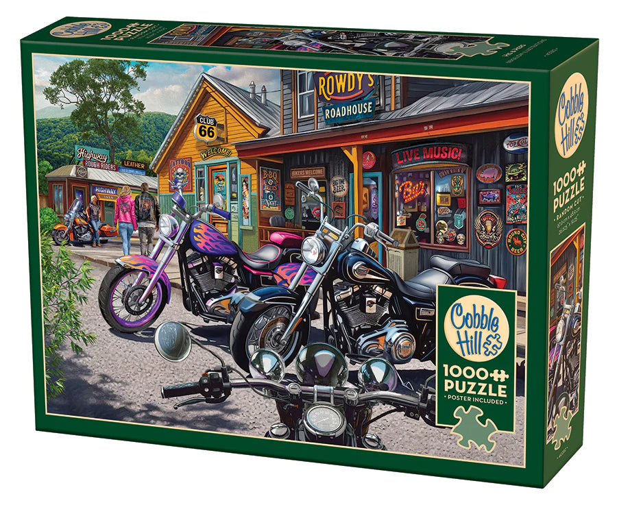 His & Hers Motorcycles 1000 Pc puzzle by Cobble Hill