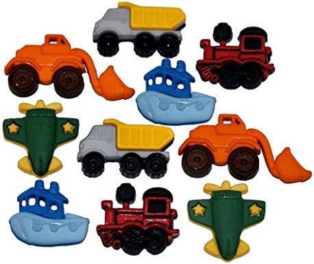 Things That Go Zoom Buttons by Dress It Up