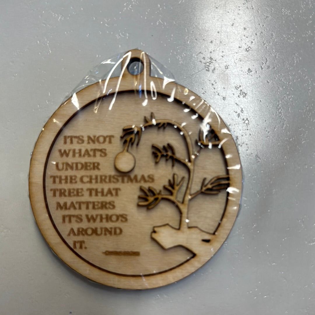 Charlie Brown Christmas tree Ornament DIY