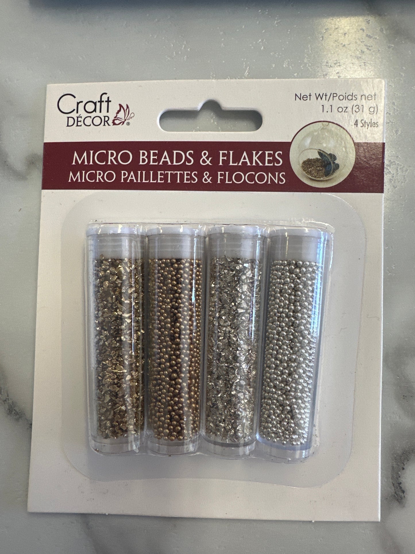 Micro Beads and Flakes Accents