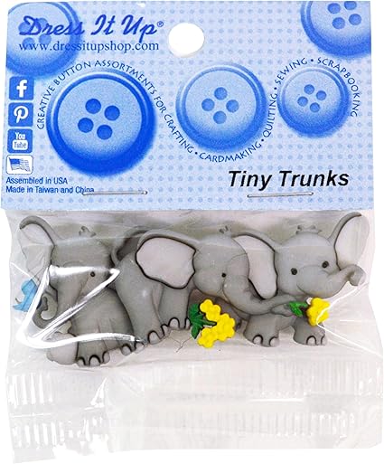 Dress It Up Buttons - Tiny Trunks