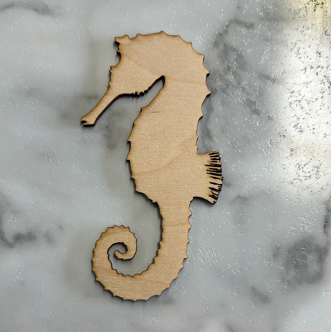 Wood Seahorse
