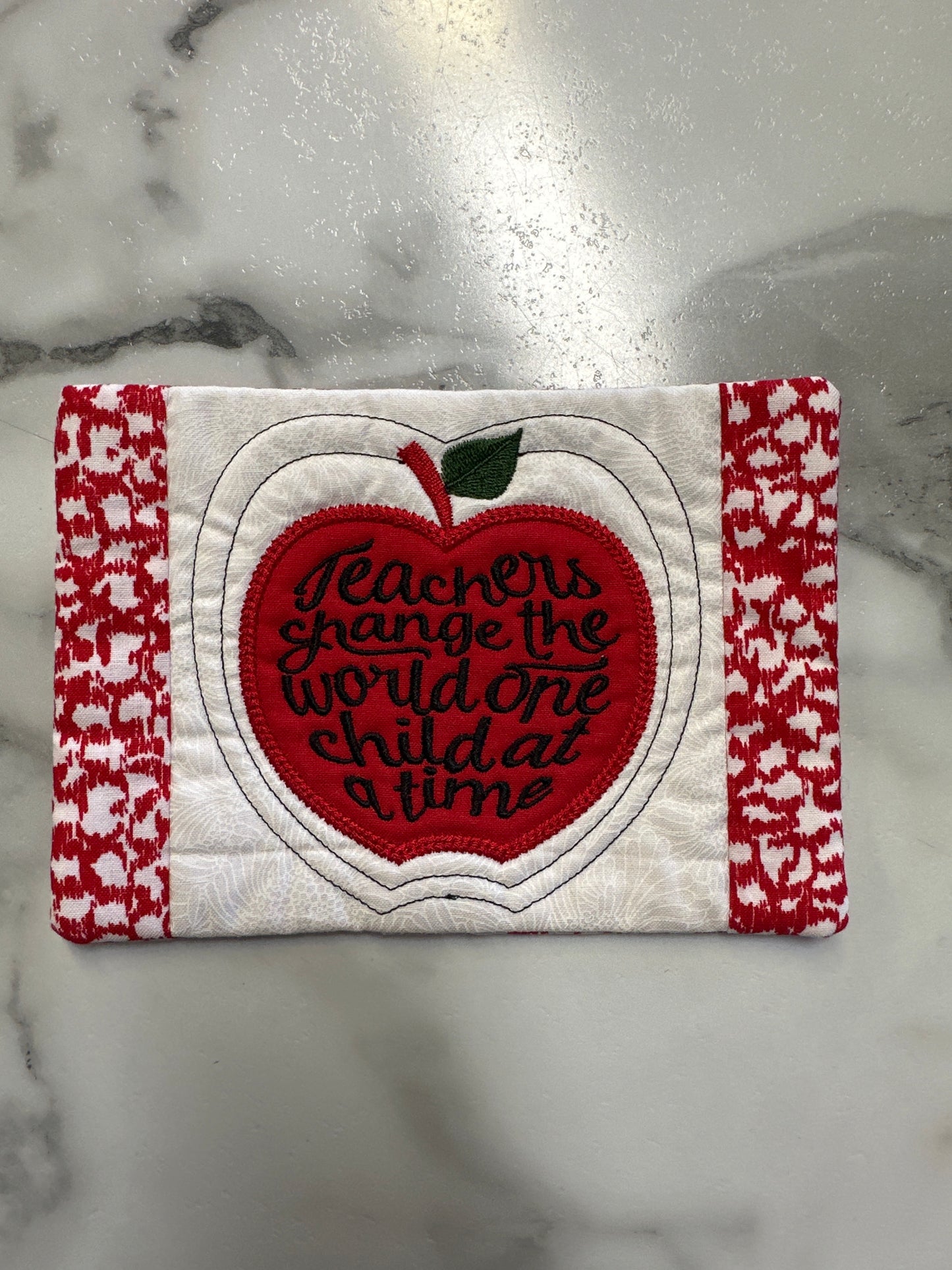 Embroidered Mug Rug Coaster Assorted