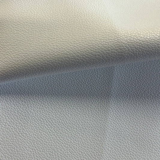Faux Leather Glossy White Mini Litchi