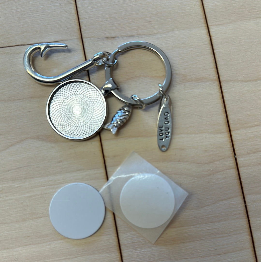 Fishing Keychain for Sublimation