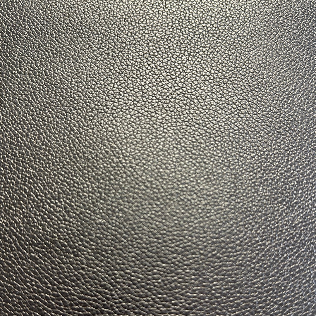 Faux Leather Glossy Bronze Metallic Mini Litchi