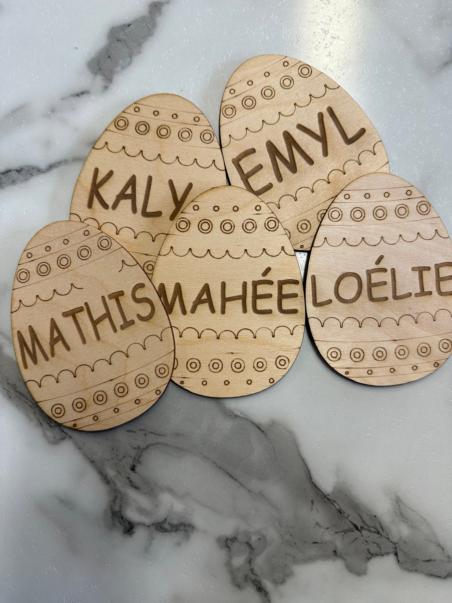 Personalized Coloring Easter Eggs