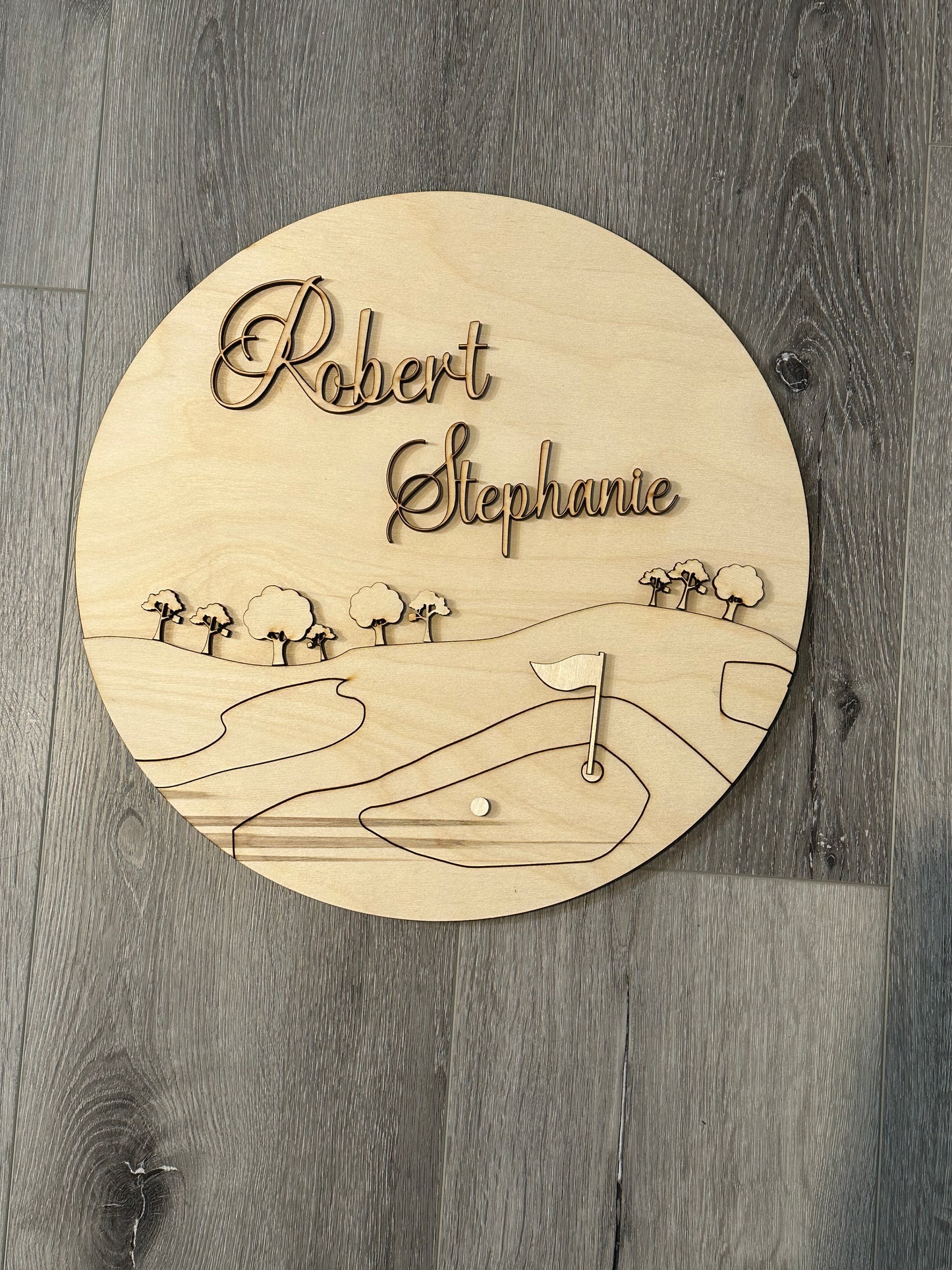 Golf Welcome Sign DIY