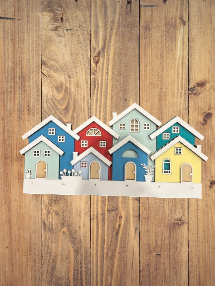 Houses Key Holder DIY