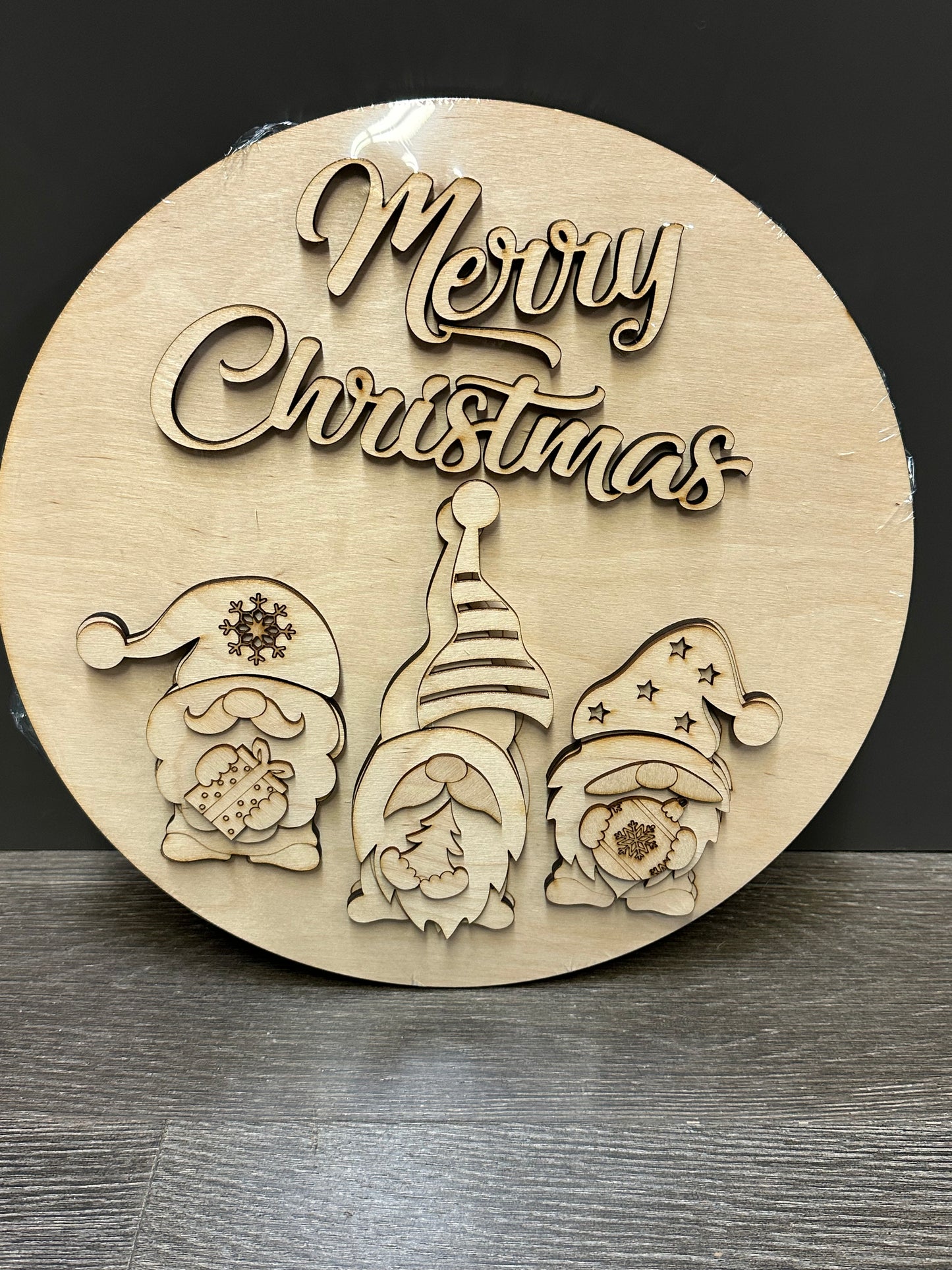 Merry Christmas Gnome Sign DIY Sign