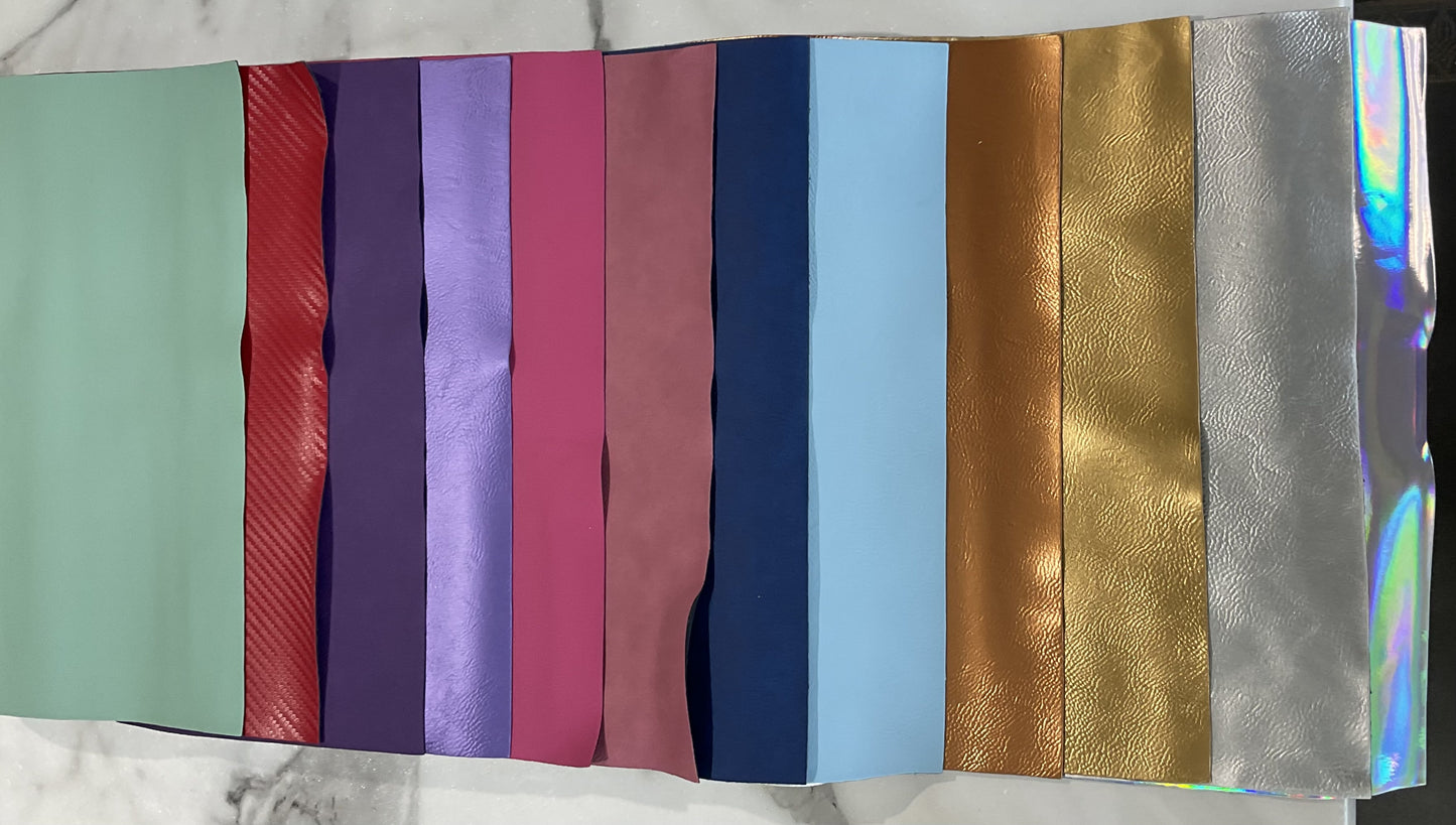 12X24 Inches Waterproof 0.8mm Laserable PU Leatherette