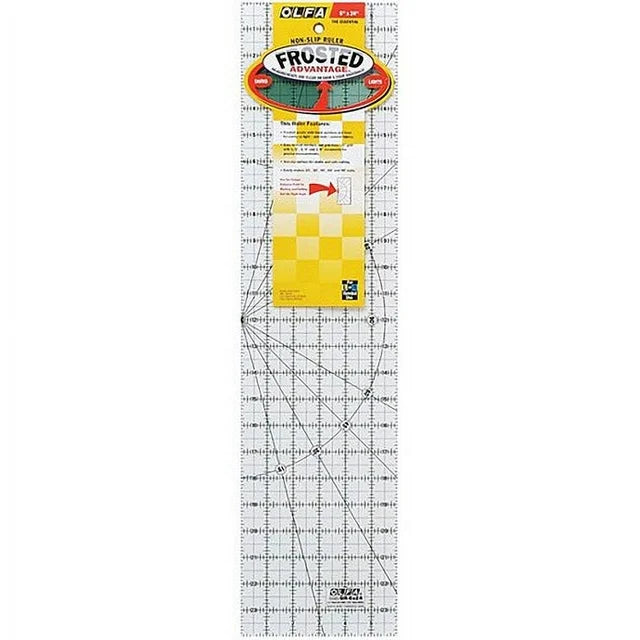 Olfa Frosted Non Slip Ruler 6 x 24"