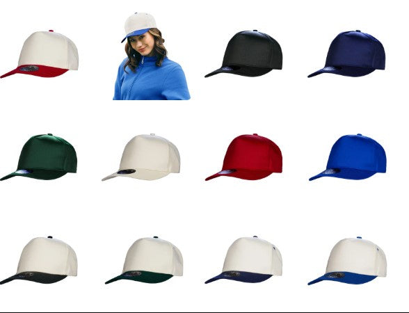 True North 5 Panel Poly Cotton Twill Hat