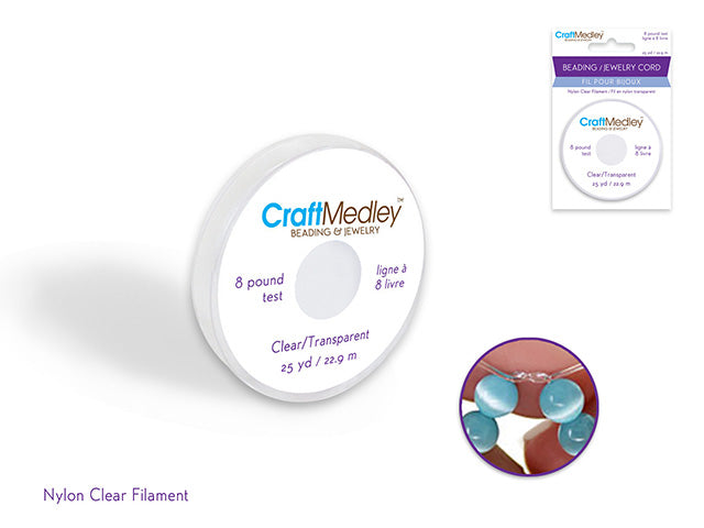 Beading/Jewellry Cord 8LB Nylon