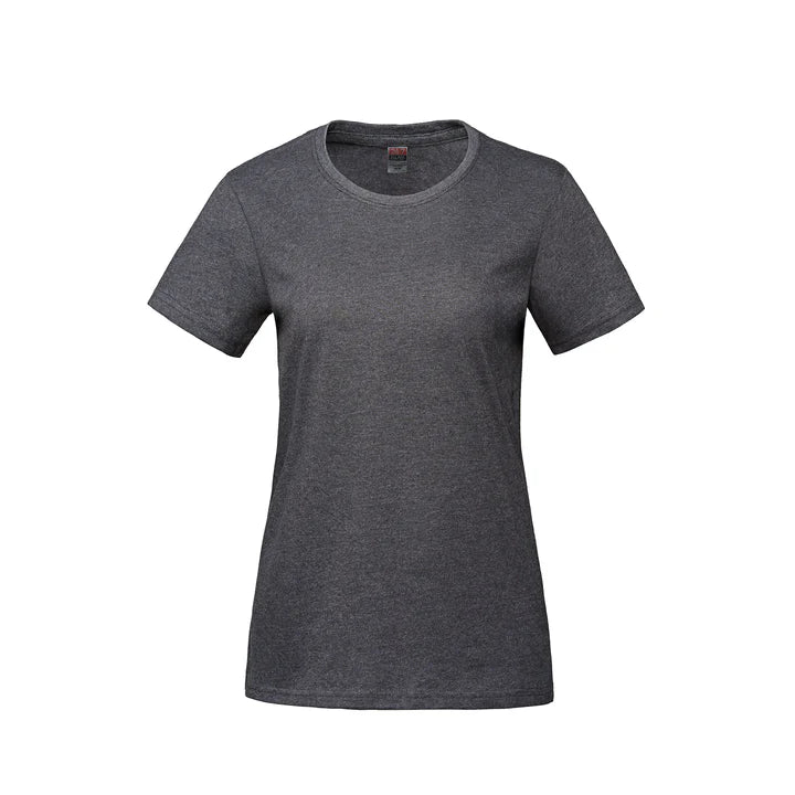 Ladies Everyday Ringspun Tees - Charcoal Heather