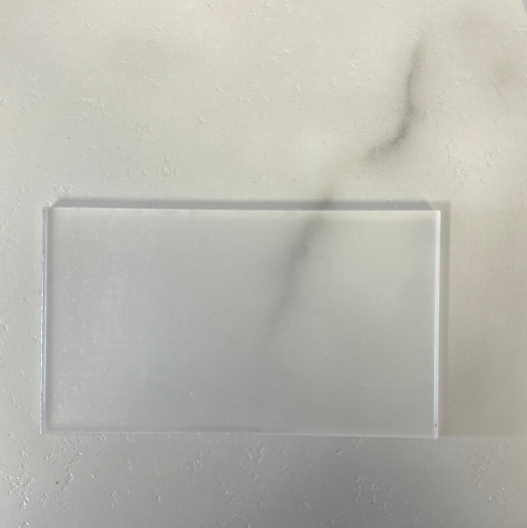 Rectangle Acrylic 2 x 3.5 in