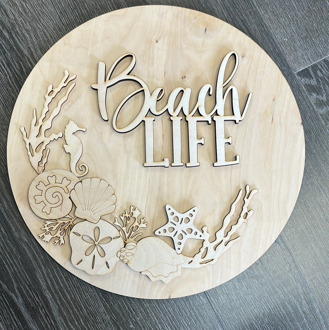 Beach Life Sign DIY