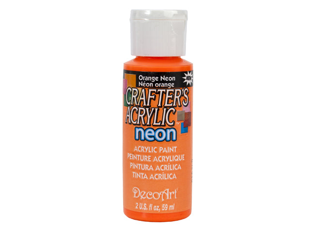Deco Art Crafters Acrylic Orange Neon