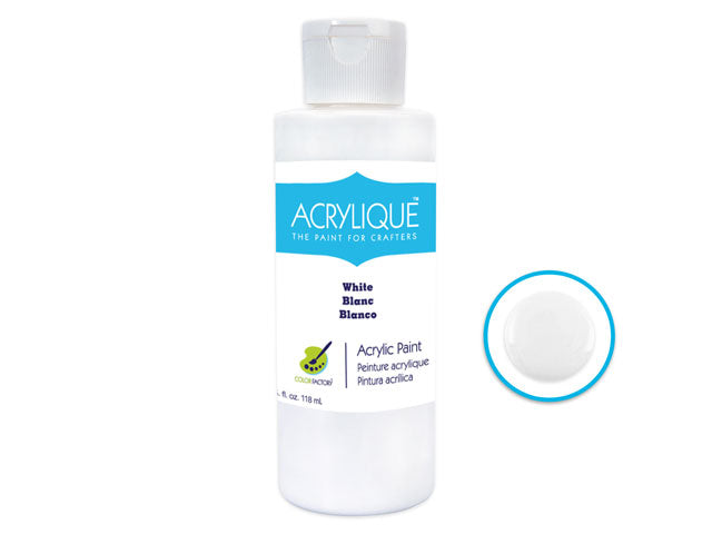 White Acrylic Paint 4 OZ
