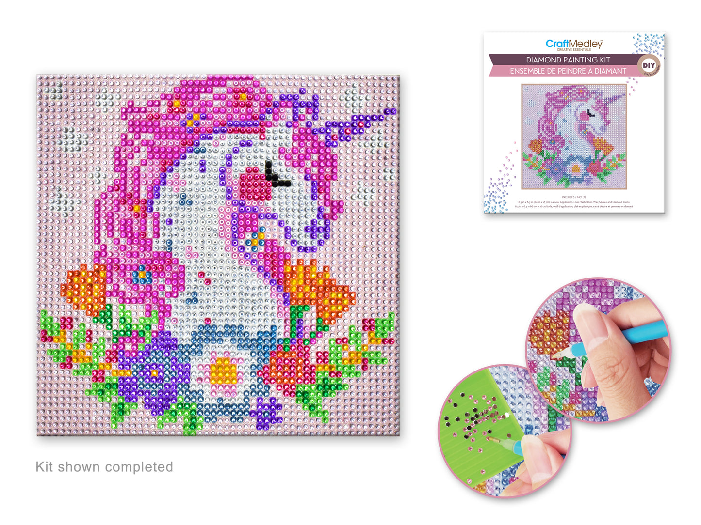 Diamond Painting Kit - Unicorn