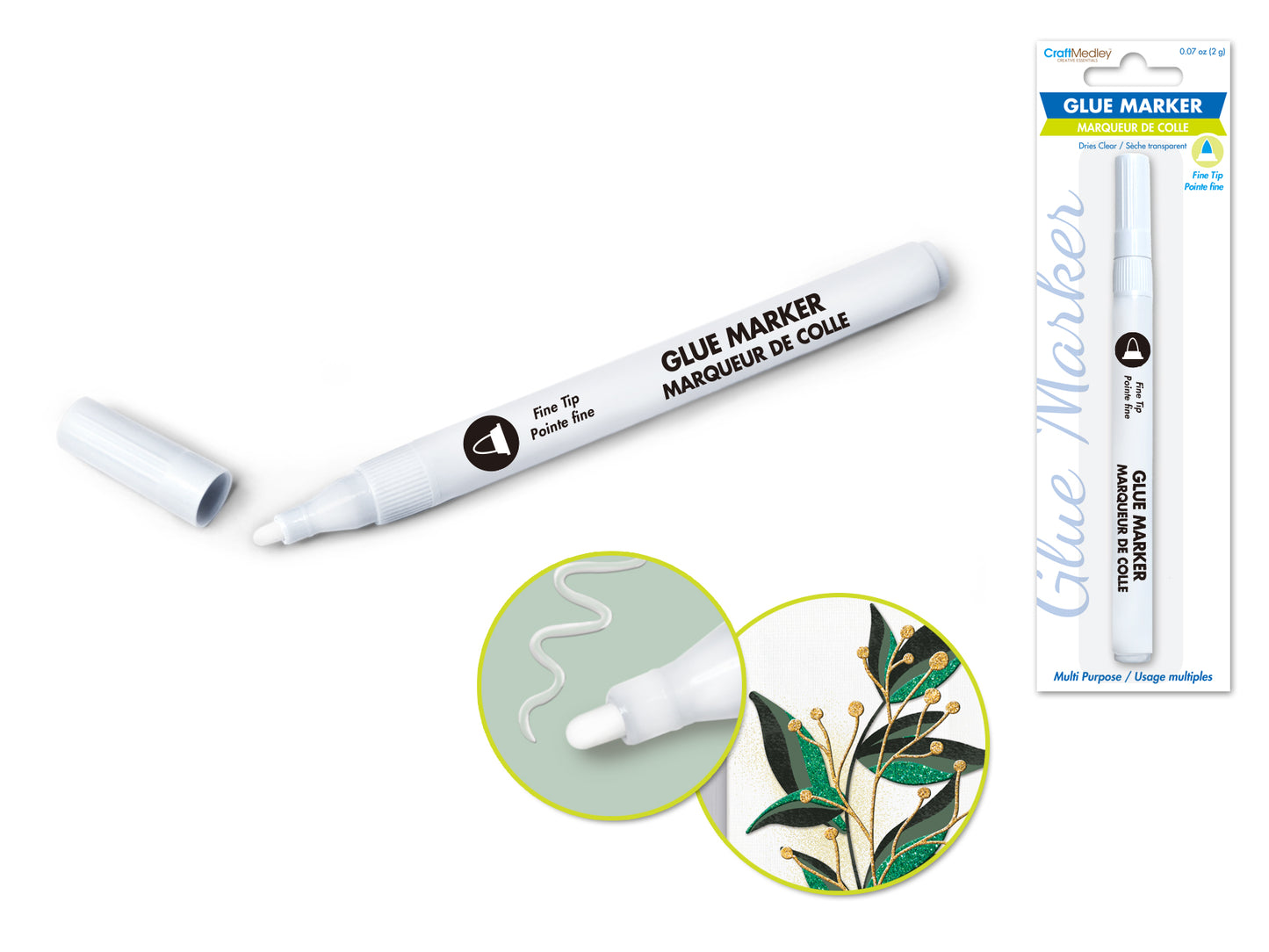 Glue Marker - Fine Tip