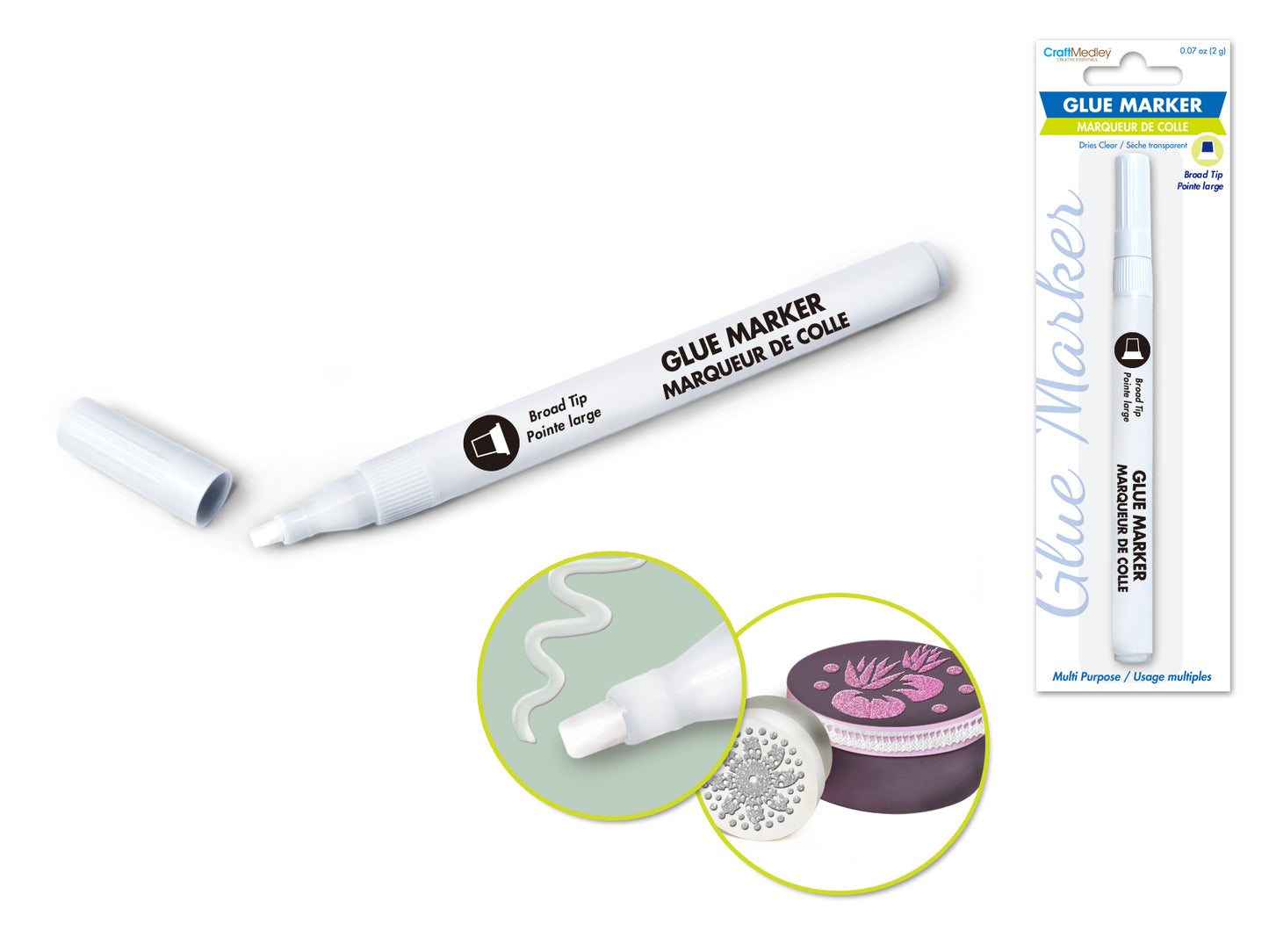 Glue Marker - Broad Tip