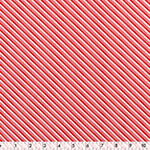 Red White Striped 100% Cotton Fabric