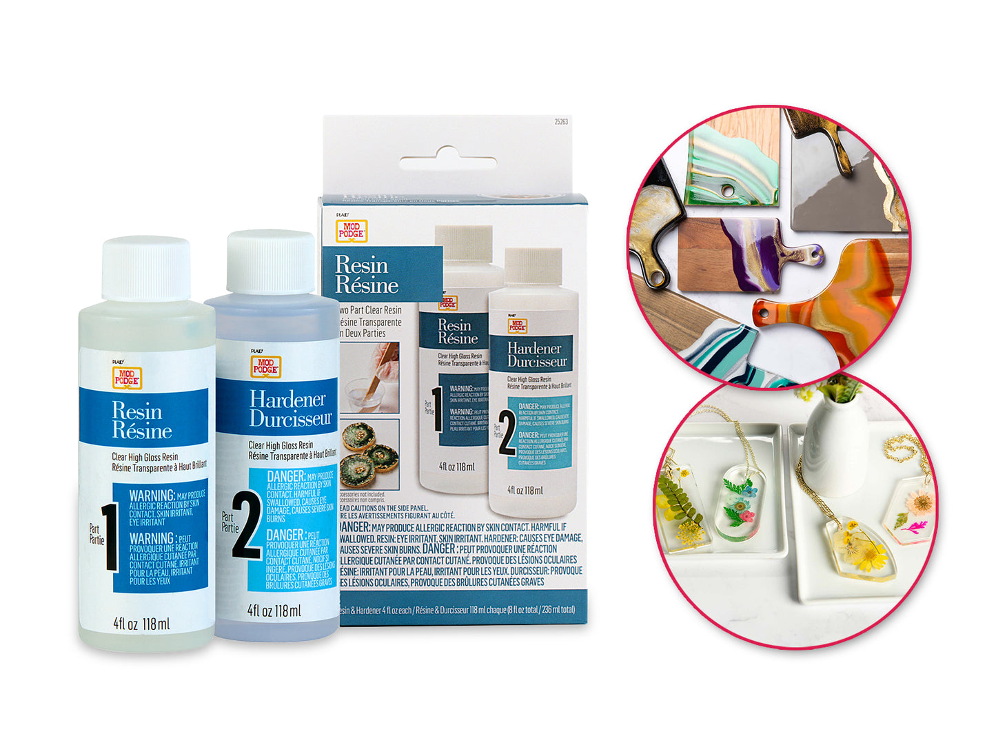 Mod Podge Resin Clear High Gloss 8oz Resin Kit Two-Part 25263