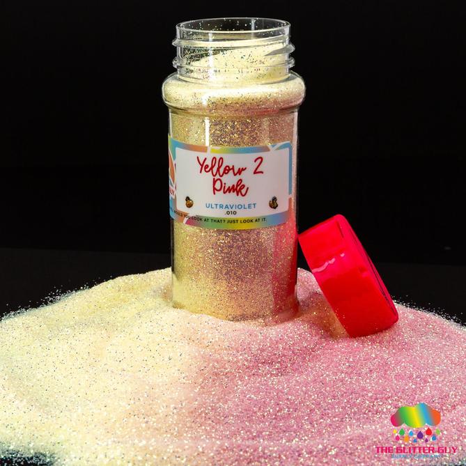 Yellow 2 Pink Glitter