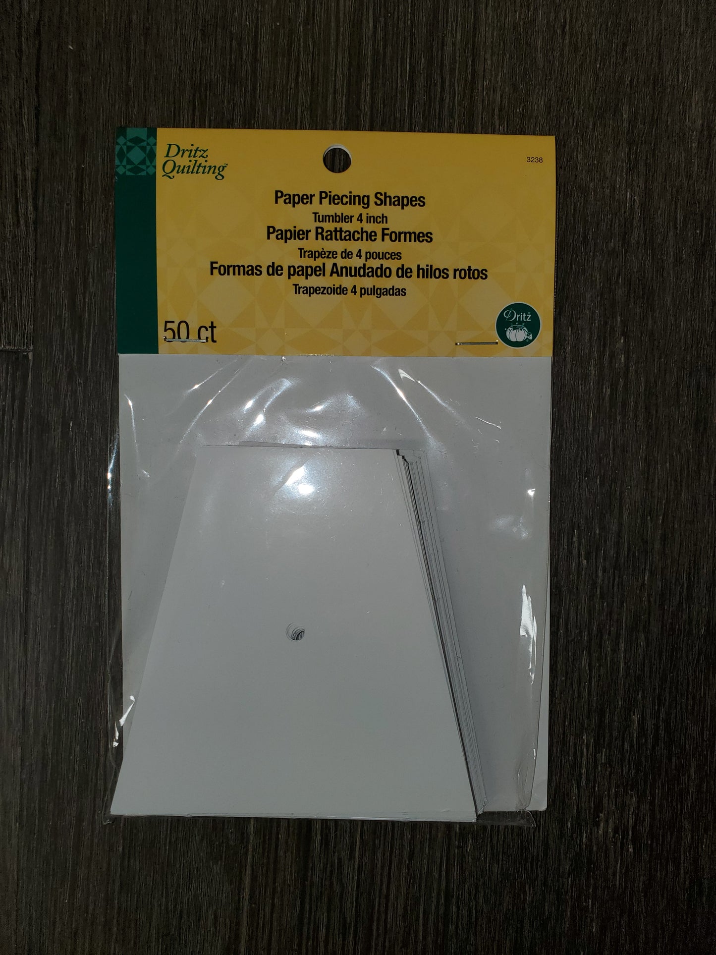 Paper Piecing Shapes - Tumbler 4 "