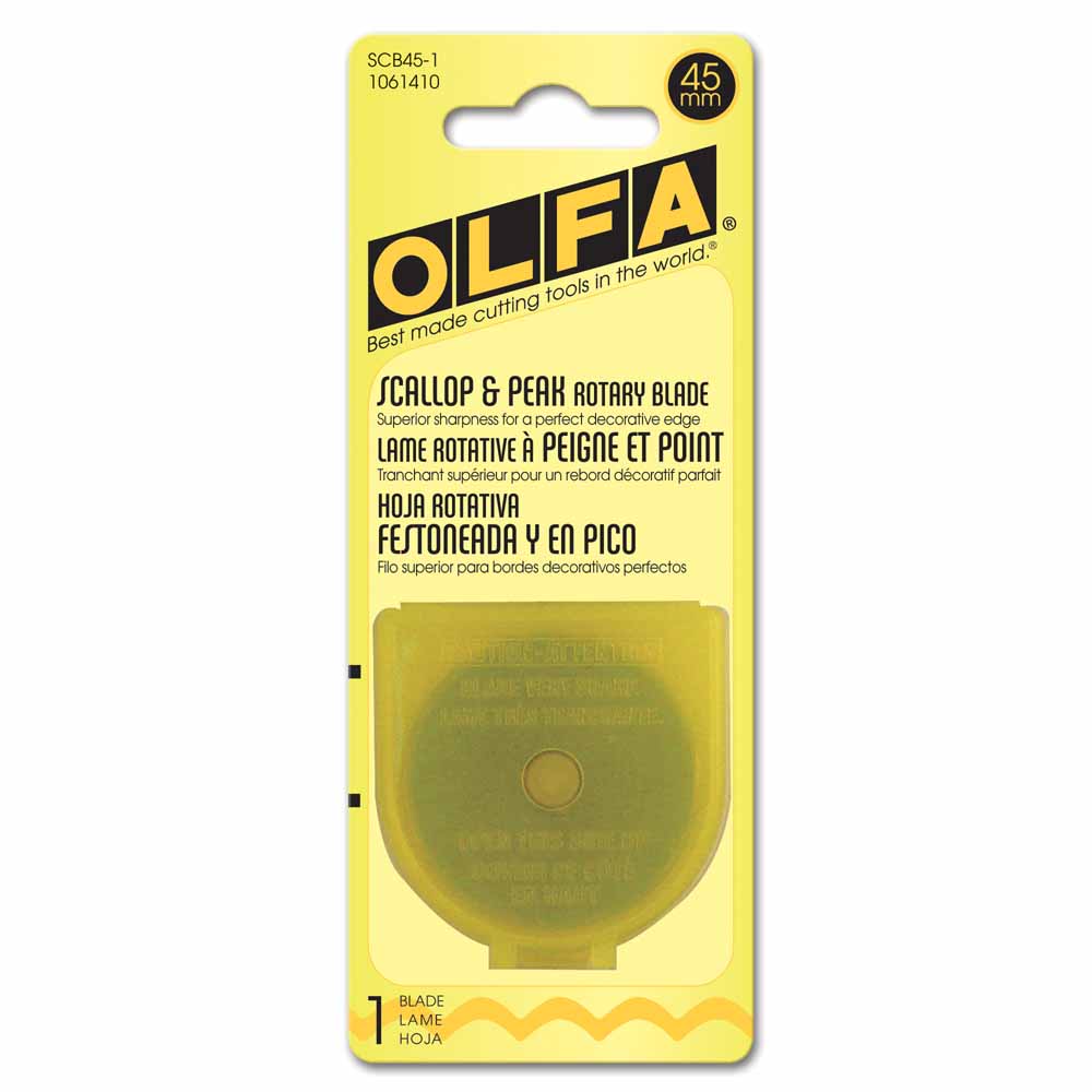 Olfa Scallop & Peak Rotary Blade 45MM
