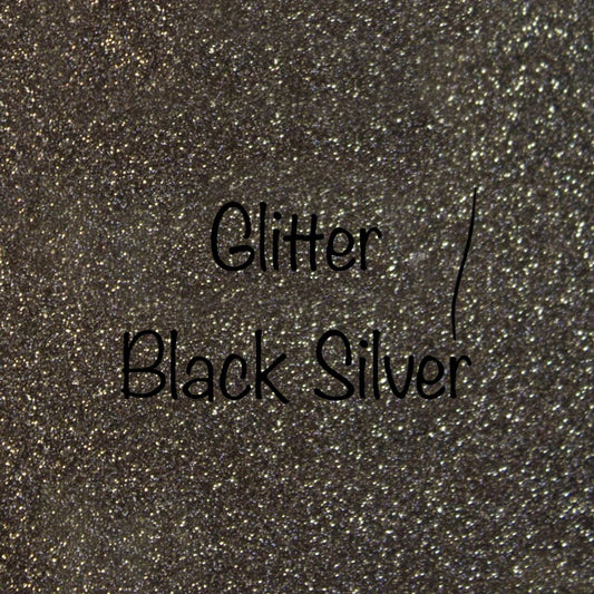 Siser Glitter HTV Black Silver
