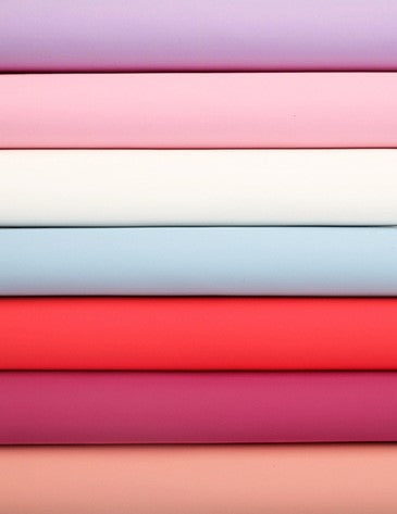 Set of 7 Matte Plain Faux Leather (15 x 21 cm)