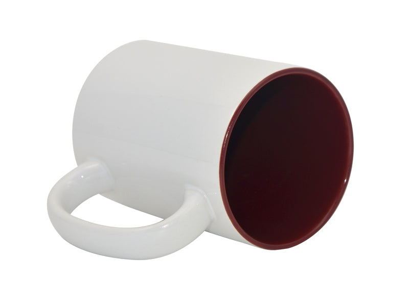 15 OZ Sub two Tone (Maroon) Coffee Cups