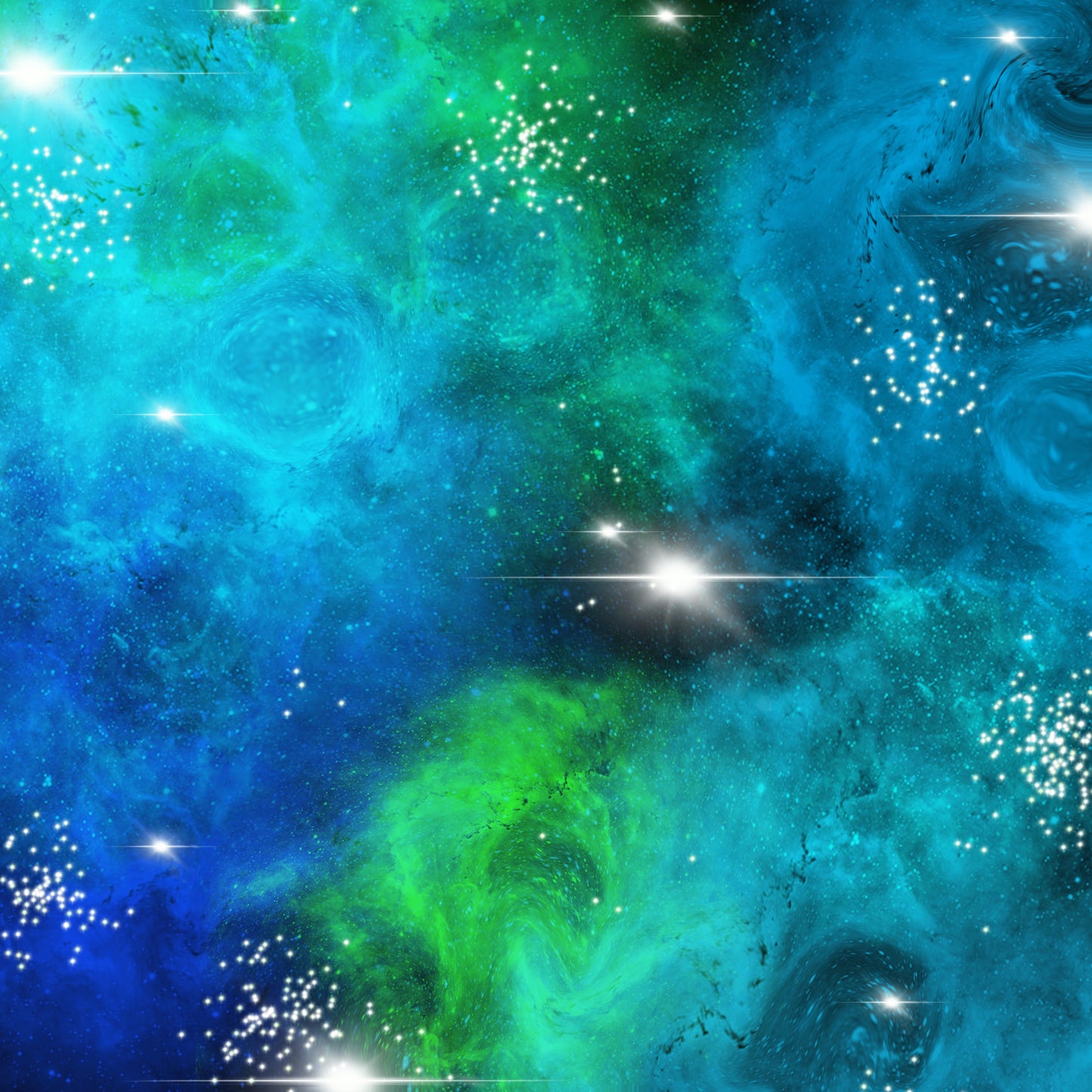 Blue Galaxy 1 Patterned Permanent Vinyl