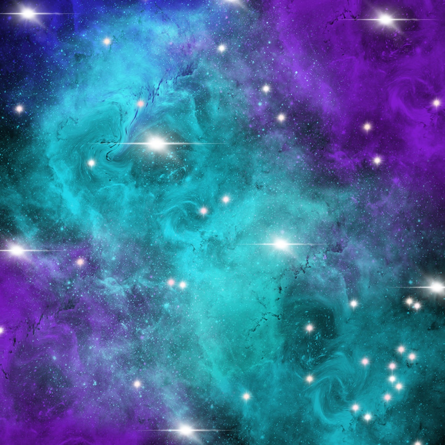 Blue Galaxy 7 Patterned Permanent Vinyl