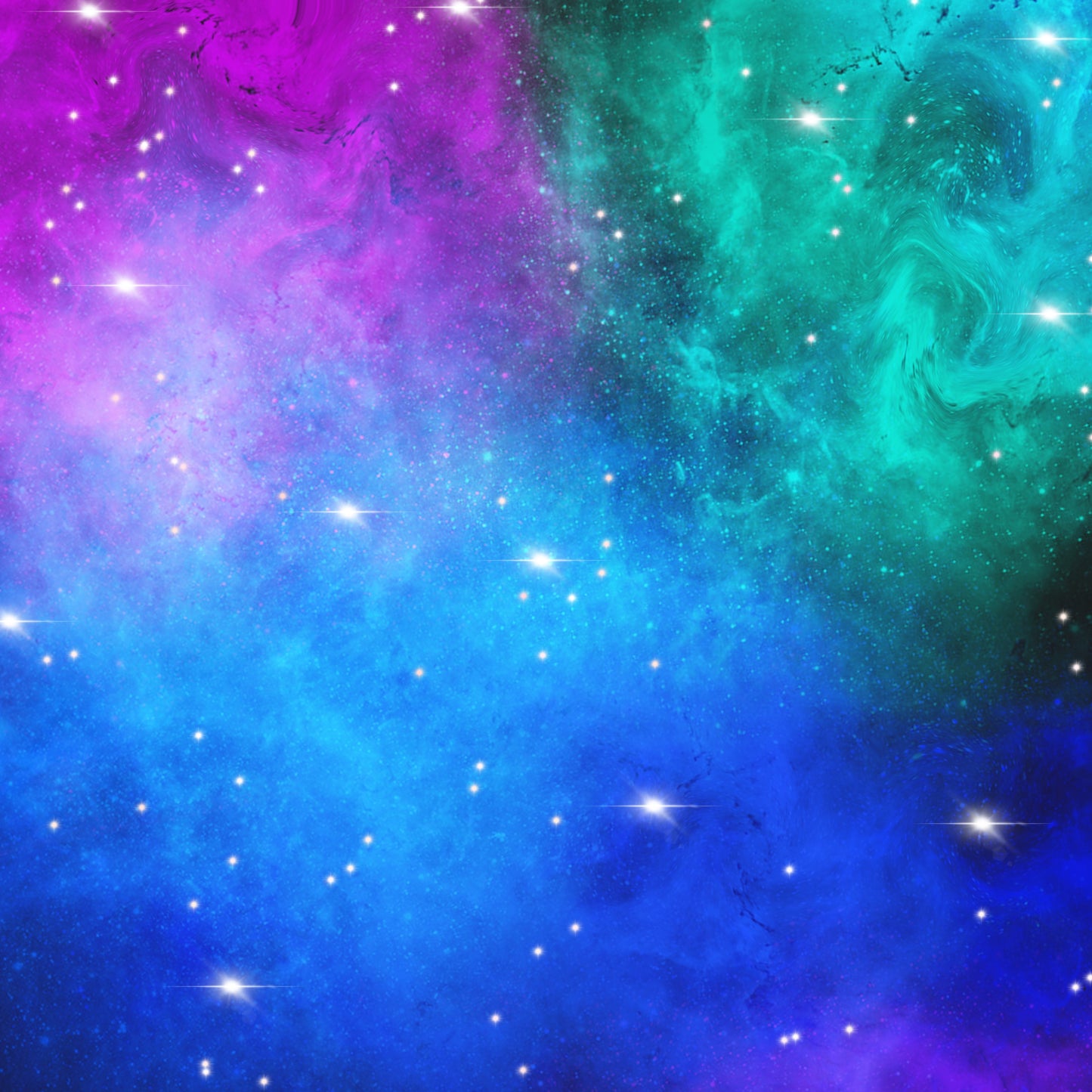 Blue Galaxy 9 Patterned Permanent Vinyl