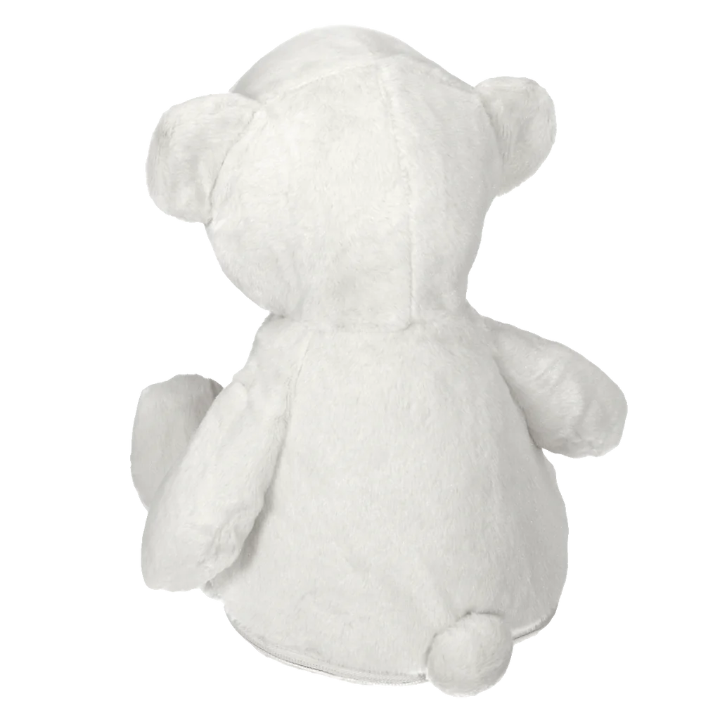 Mr Buddy Bear White by Embroider Buddy 16"